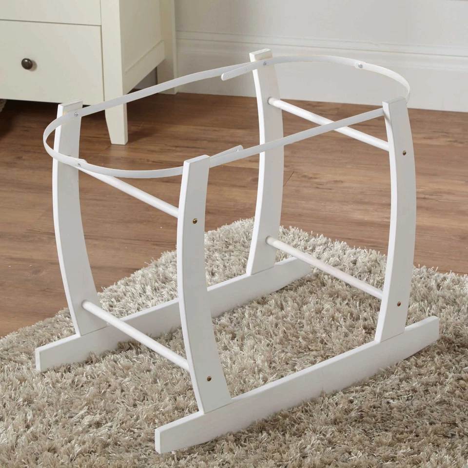 Moses Basket Rocking Stand White