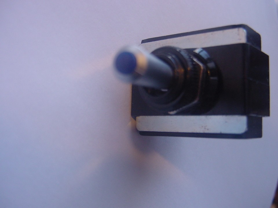 Sea Ray ON OFF Boat Switch Toggle 5 Pole On Blue Light Silver Stem ...