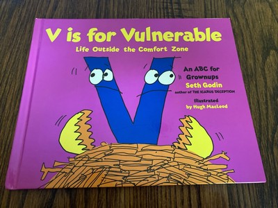Autographed V is for Vulnerable: Life Outside the Comfort Zone ABC Godin MacLeod