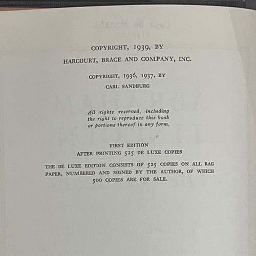 Abraham Lincoln The War Years I-IV | Carl Sandburg | Harcourt, Brace & Co | 1939 - Imagen 15 de 24