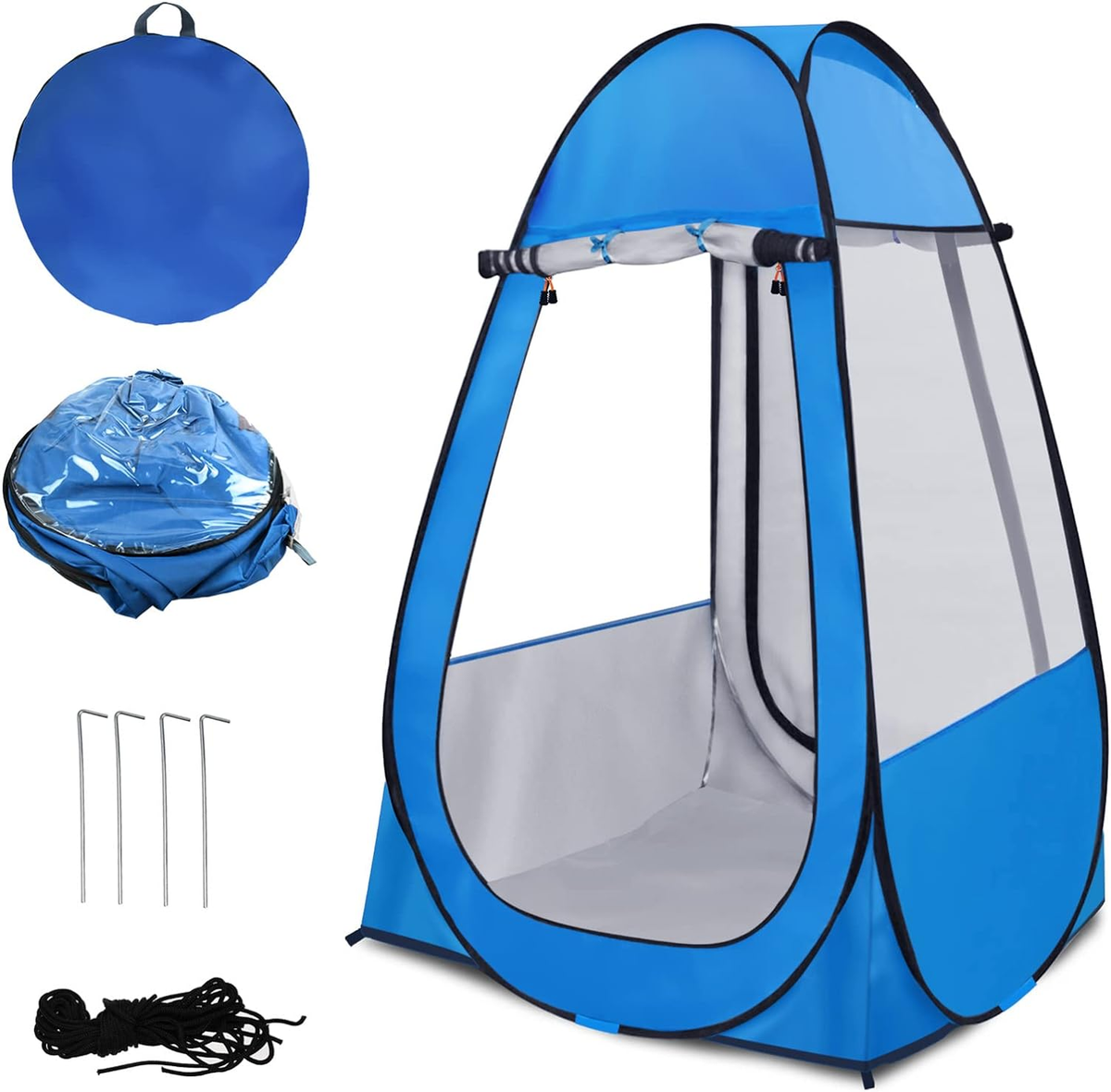 Pop up Tent, Clear Outdoor Tents Sports Fishing, Rainproof and Windproof  Beach T