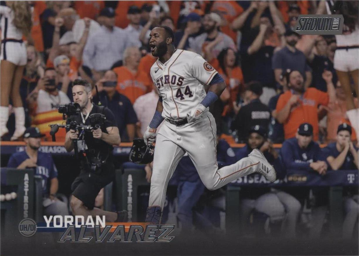 Topper Stadium 2023 Topps Stadium Club - Oversized Box Toppers Yordan Alvarez #276 for ...