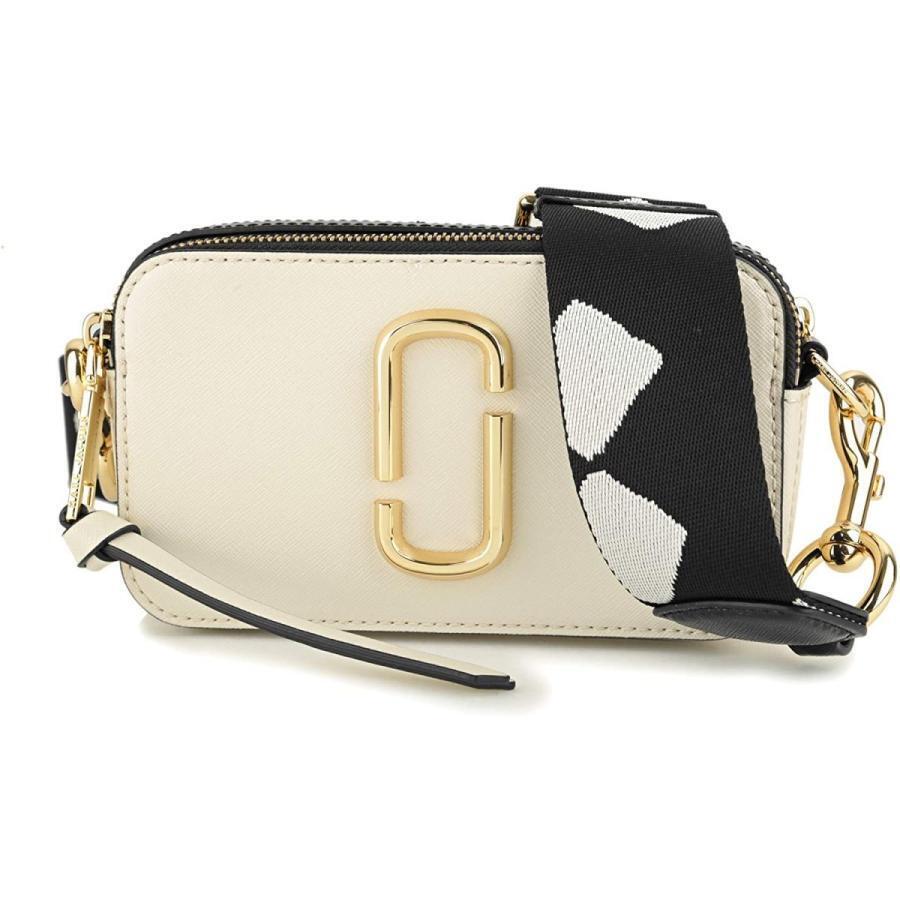 Marc Jacobs Off-White and Black The Snapshot Bag