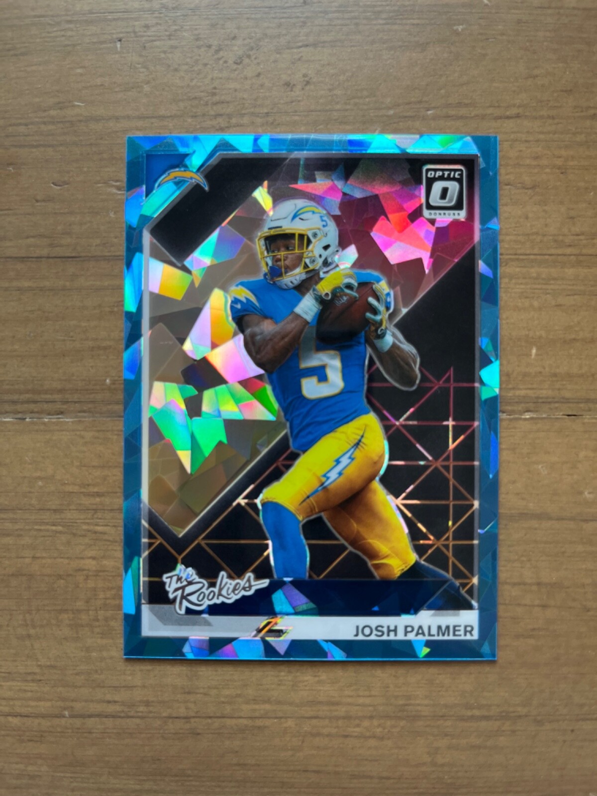 Josh Palmer The Rookies Rookie RC 2021 Donruss Optic Blue Ice #14/15 TR18 SSP