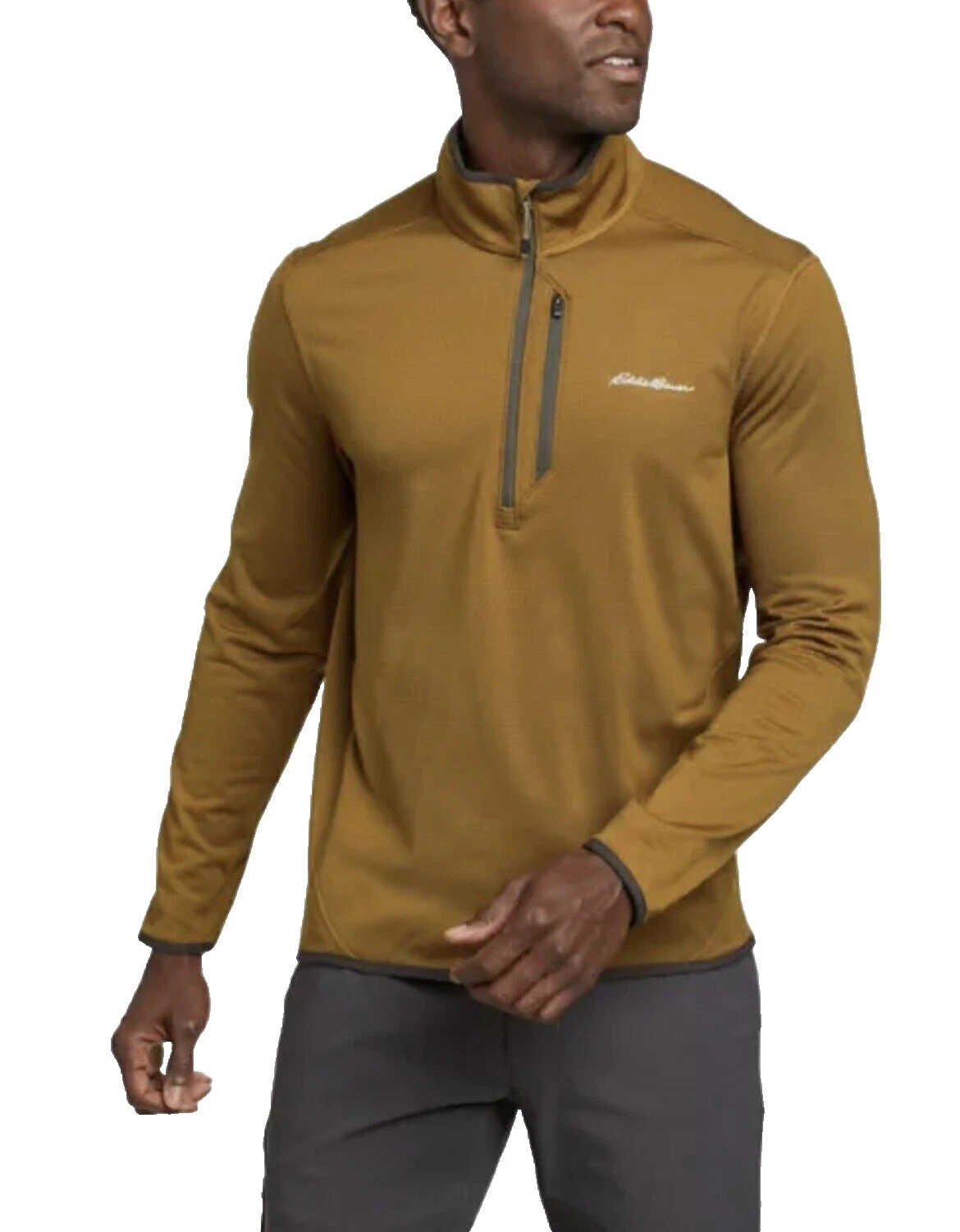 Spandex Men's 1/2 Zip Features