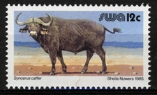 South West Africa 1985, 12c African Buffalo VF MNH, Mi 570