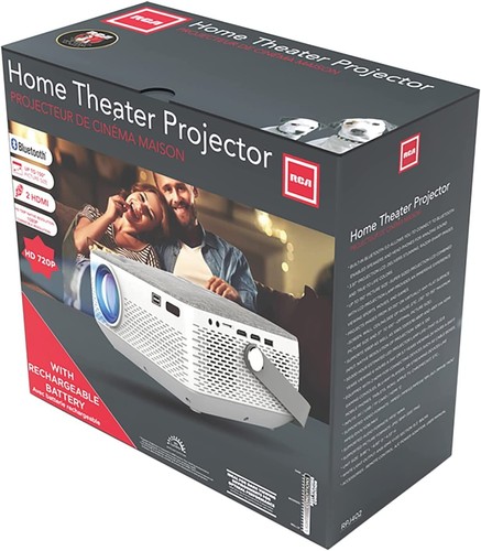 RCA 720p Bluetooth Built-in Battery Home Theater Projector (RPJ402) - NEW™ - Picture 7 of 8