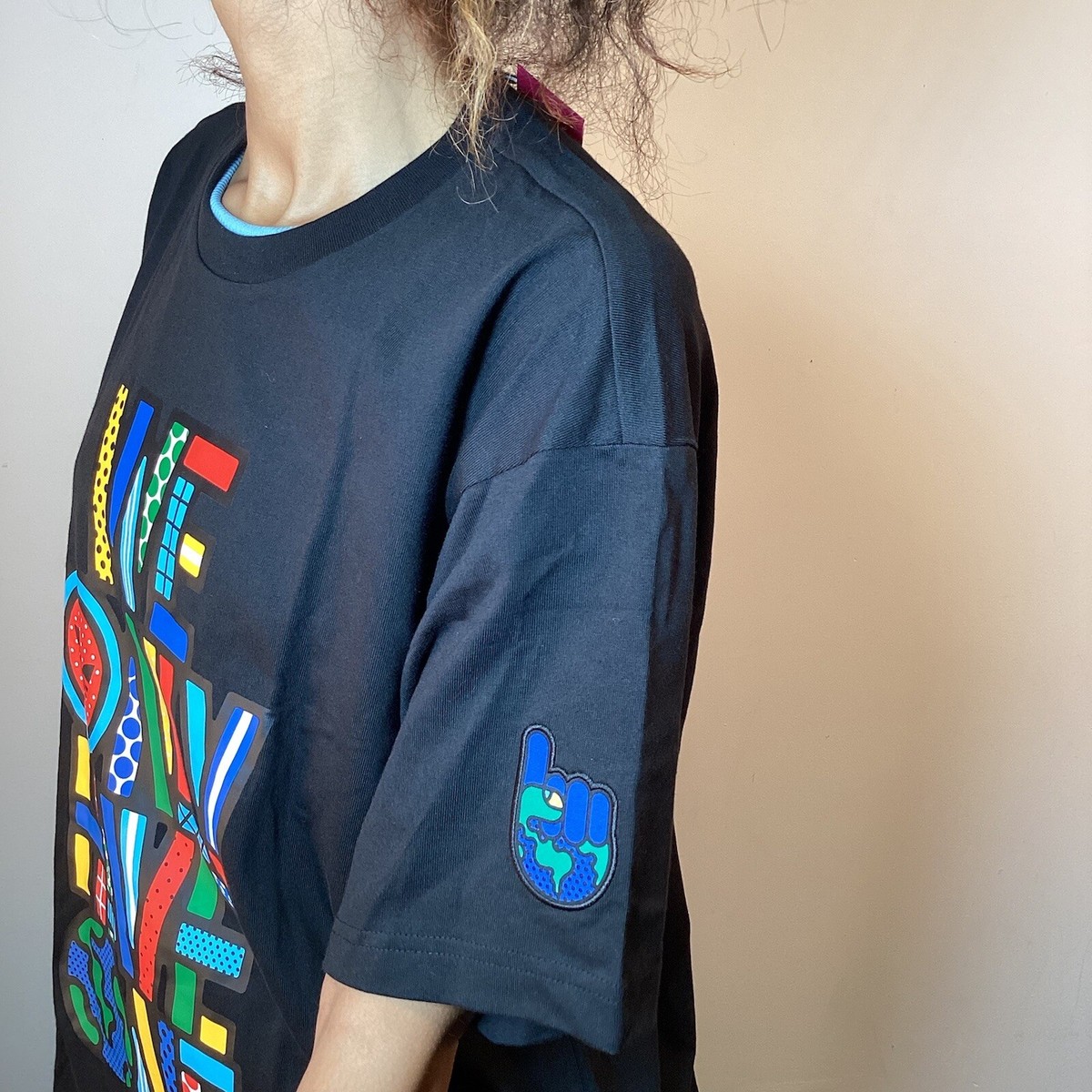 Being Green with Craig & Karl Adidas black graphic print t