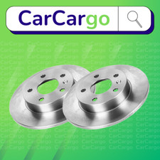 Premium Solid Rear Brake Discs Vauxhall Astravan 1.4 i 2005-2024 264 mm