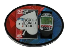 World Poker Tour Travel Game Wrist Watch Texas Hold'em Official WPT
