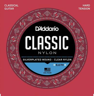 D'Addario EJ27H Student Classics Hard Tension klassische Gitarrensaiten
