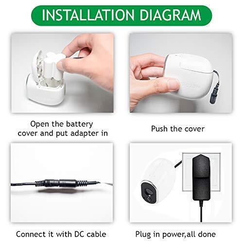 Power Adapter with 16 Feet Cable, Plug Adapter Compatible with Arlo Camera (V... - Picture 3 of 6