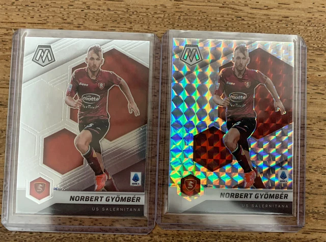 2021-22 Panini Mosaic Soccer - Norbert Gyomber - Prizm Mosiac Serie A Plus Bonus