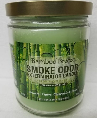Smoke Odor Exterminator 13 oz Jar Bamboo Breeze Assortment Set of (8) Candles. - Picture 2 of 10