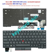 New for lenovo IBM Thinkpad X280 X390 X395 laptop US keyboard no backlit 01YP000
