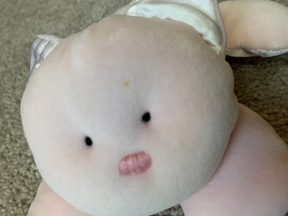 GUND Puffy Luv Kitty 猫 粉色 小猫 婴儿 毛绒 6 英寸 填充 柔软 婴儿 爱缎 — 第 3/4 张图片