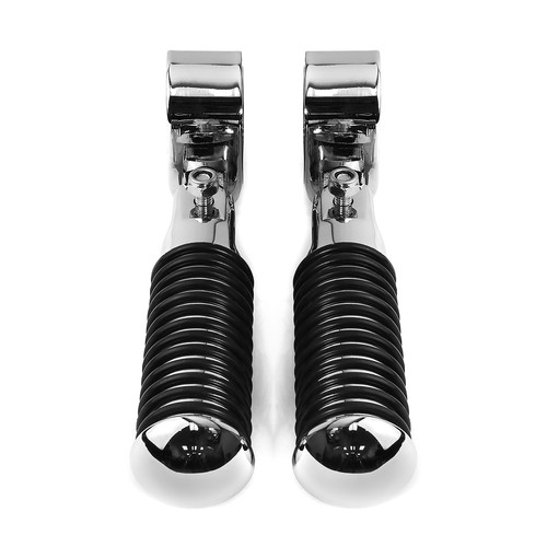 Chrome Engine Guard Foot Pegs + Clamps For 2011-2017 Yamaha XVS13 Stryker - Picture 5 of 7