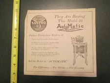 Automatic Electric Washer Co Newton Iowa IA 1928 invoice Letterhead 1454