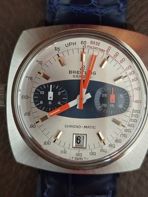 Breitling Chrono-Matic watch in stainless steel Ref: 2111 Circa 1970