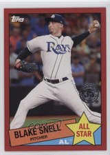 2020 Topps 1985 Topps Baseball All-Stars Red 6/10 Blake Snell #85AS-32 04ac