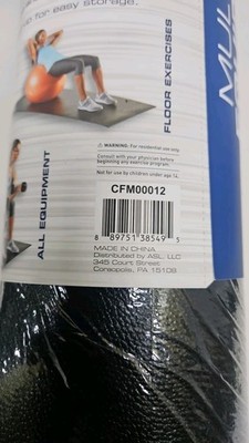 Fitness Gear Multi-Purpose Mat 36in X 78in | eBay