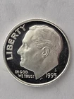 1995-S United States, Proof Silver, Roosevelt Dime