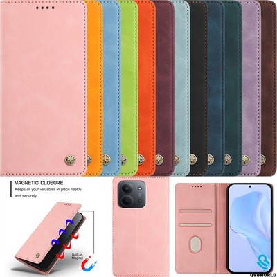 Für Redmi Note 15 Pro Plus 15 14 13 12 11 Magnet Leder Wallet Case Handy Hülle