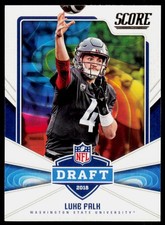 2018 Score #28 Luke Falk NFL Draft Rookie Card RC. rookie card picture