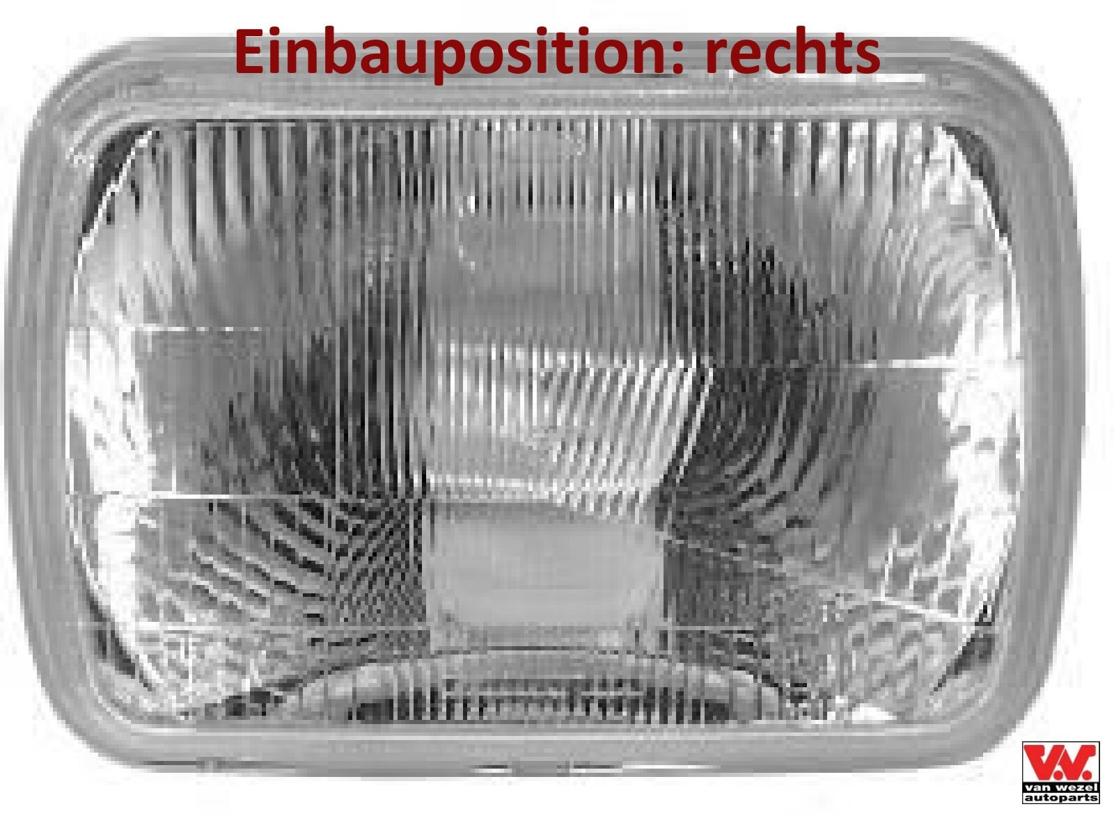 Van Wezel Hauptscheinwerfer [Hersteller-Nr. 9902949] für Mazda, Nissan, Toyota, Daihatsu, Honda, Isuzu, Mitsubishi, Opel - Bild 2