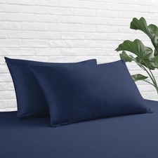 Queen Size Pillow Protector Set of 2, 100 Egyptian Cotton Pillow Cases with ...