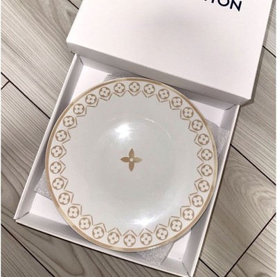 Louis Vuitton モノグラム皿×2 Louis Vuitton Dessert Plate Dish Monogram Flower Tile Tableware 2