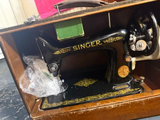 Singer 20-1 Portable Hand Crank Mechanical Sewing Machine EF630517