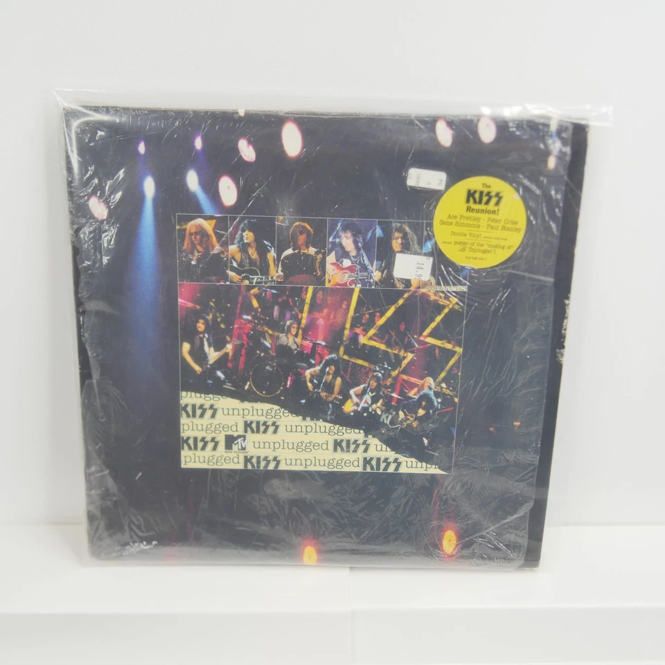KISS MTV Unplugged Vinyl Double LP Rock Album 1996 Reunion Edition - Image 2 of 4