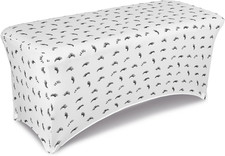 Lash Printed Fashion Lash Bed Cover Beauty Message Spa Tablecloth for 6 Foot Rec