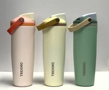 TREKMO FreeSip 30oz  Insulated Stainless Steel Water Bottle with  boot, Brush