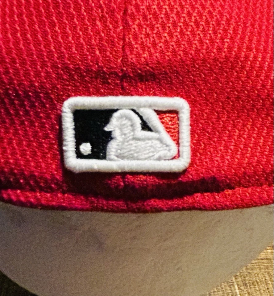 Cincinnati Reds New Era 59FIFTY Hat Red Diamond Low Profile Fitted Cap Sz 7-1/2 - Image 4 of 4