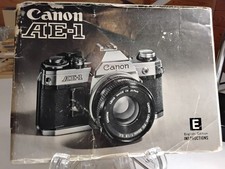 Canon AE-1 AE1 35mm FILM camera instruction owner's manual guide .