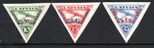 Latvia 1931 Air Charity set fresh mint