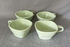 Vintage Melmac Harmony House Talk of the Town Sears Green Lot Of 4 Square Cups