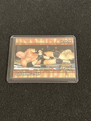Goldberg V DDP 1999 Topps WCW/NWO Nitro Chrome #C10