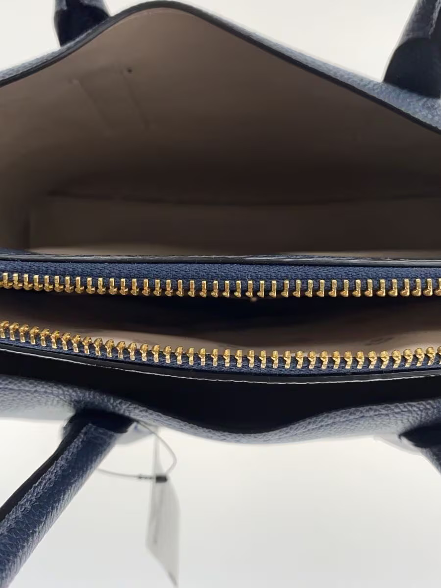 kate spade new york shoulder bag leather navy plain thumbnail 6