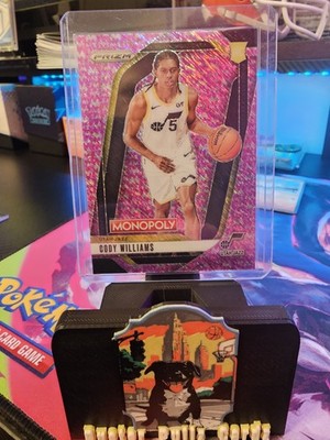2024 Panini Prizm Monopoly Pink Millionaire Shimmer #35 Cody Williams RC /5