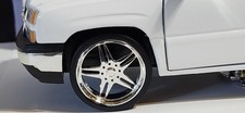 #2003 Motormax escala 1/25 ruedas y neumáticos para actualización Chevy Silverado 1500 2006