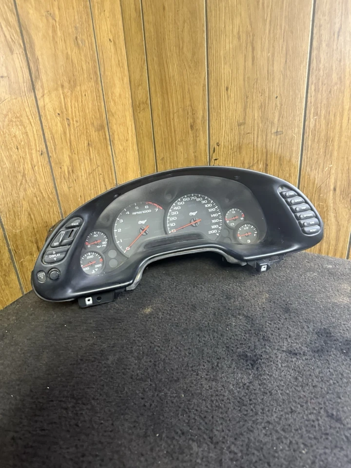 97-04 CHEVROLET CORVETTE C5 CUADRO DE INSTRUMENTOS MONTAJE VELOCÍMETRO OEM Foto 2 de 4