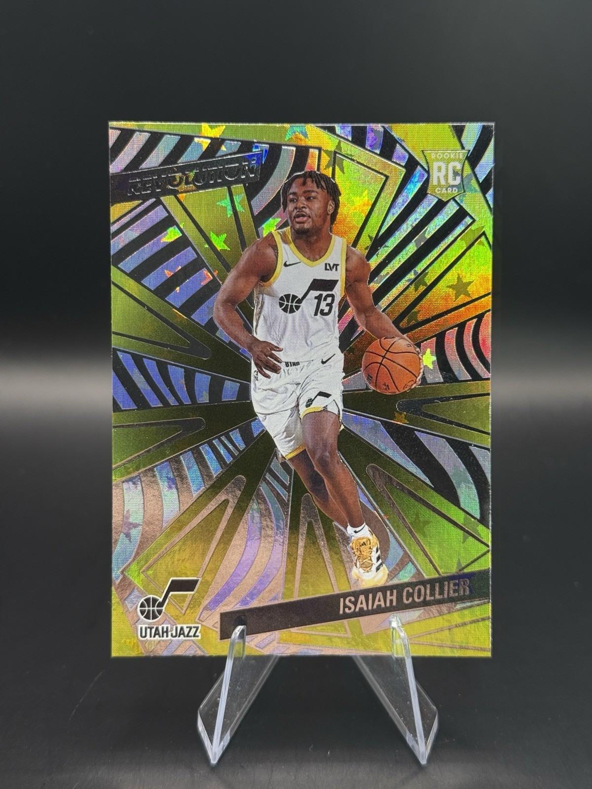 Isaiah Collier 2024-25 Panini Revolution #144 Astro Rookie Card Utah Jazz NBA