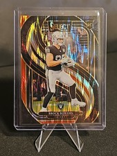 2024 Panini Select - Premier Level Brock Bowers #118 Black & Red Shock Prizm 