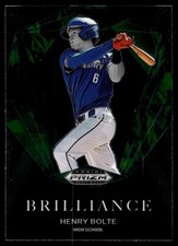 2022 Panini Prizm Draft Picks Brilliance #BR-HB Henry Bolte
