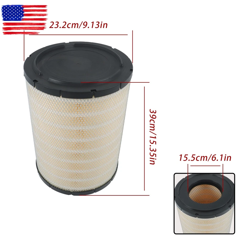 Filtro de aire del motor Wix 46664 RS3548 AF25354 para Kenworth Sterling Isuzu reemplaza Foto 2 de 4