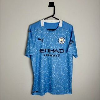 Manchester City Football Shirt Jersey 2020/21 Home (L) 1873