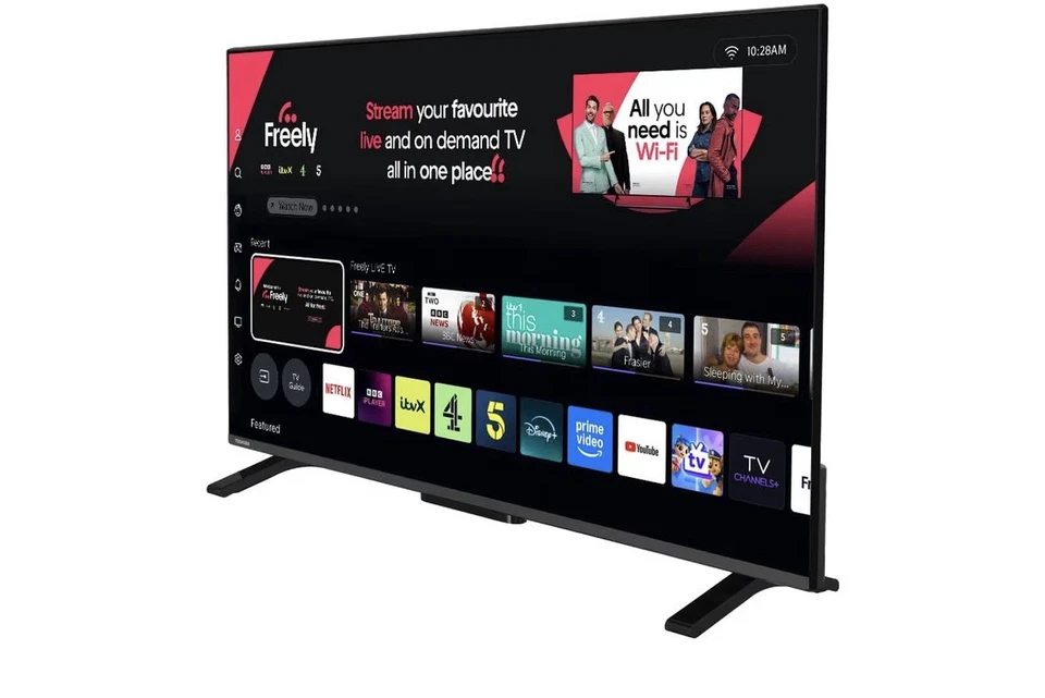 TOSHIBA 40LV2553DB 40 Inch Smart TV Full HD HDR LED Wifi YouTube Netflix USB - Image 2 of 3